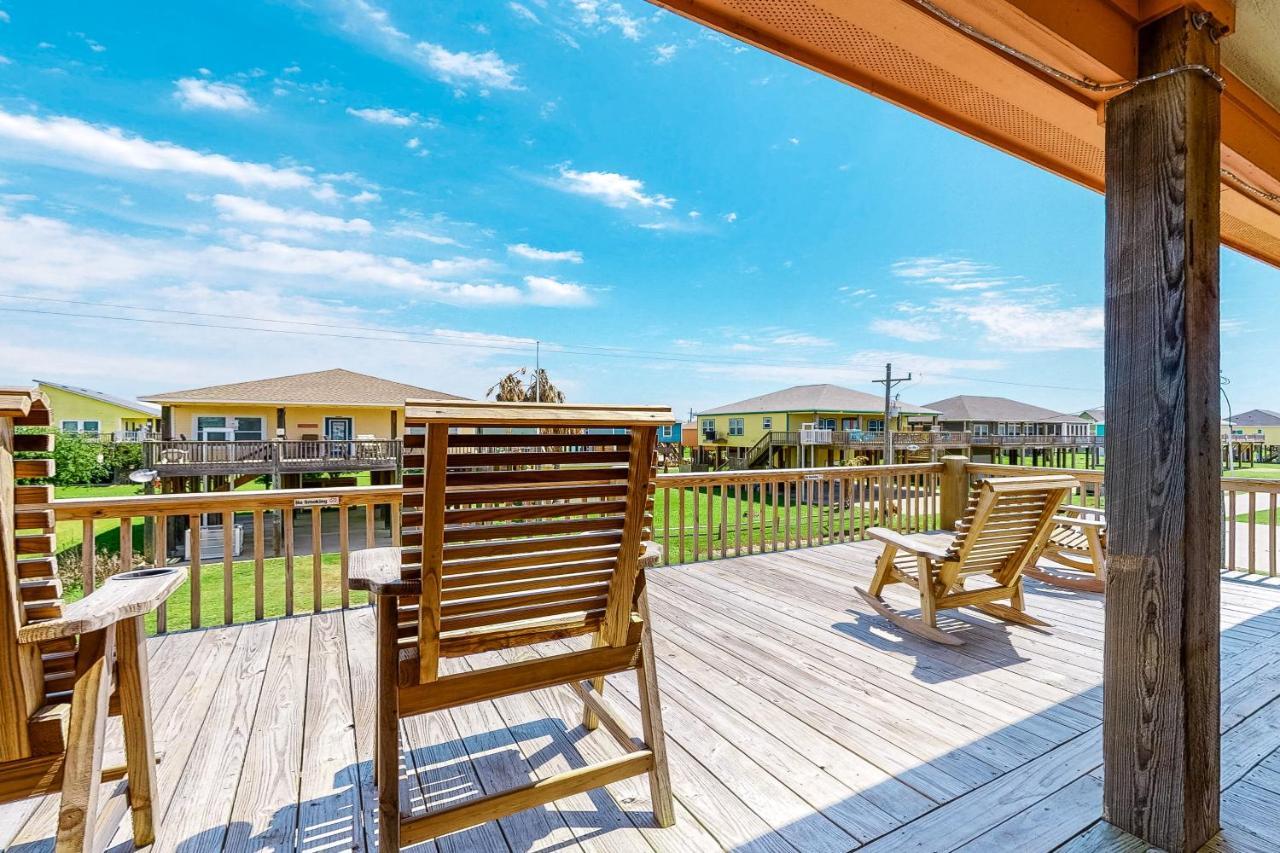 הוילה Bolivar Peninsula Wineaux Chateaux מראה חיצוני תמונה